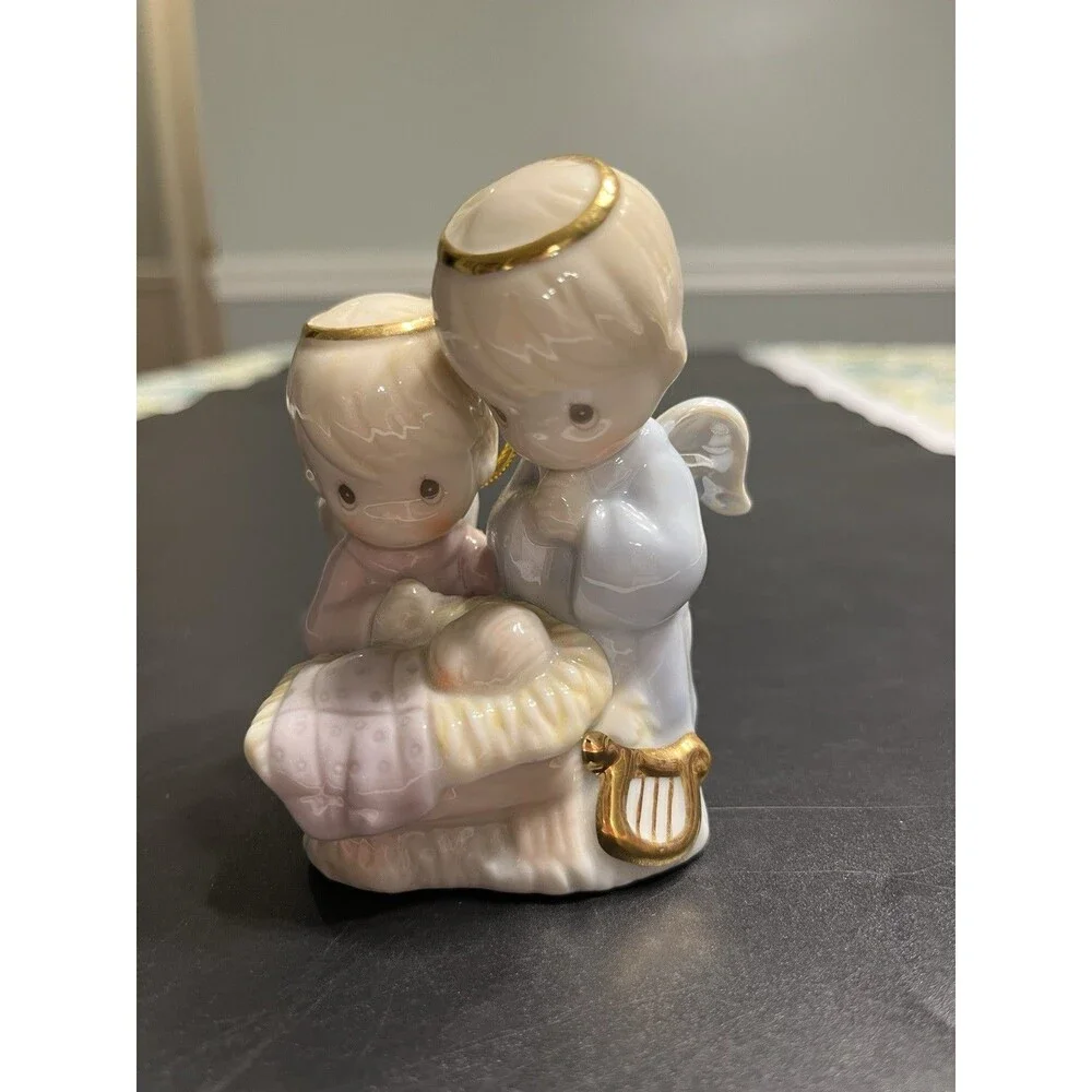 Precious Moments HOLY FAMILY porcelain Nativity ornament Figurine